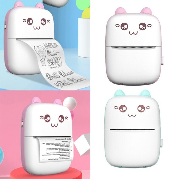 Mini Printer Portable Mini Bluetooth WiFi New Wrong Printer Mobile Phone Photo Title Note Hot Print Pocket Student Error Label Printer - Image 3