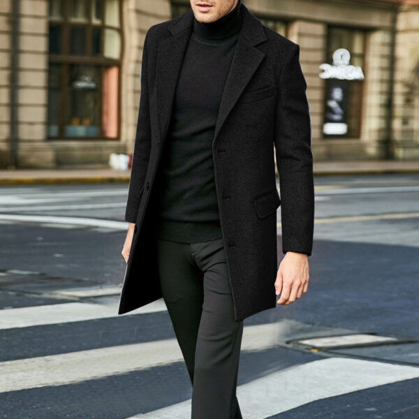 Men's British Coat Coat - Image 4