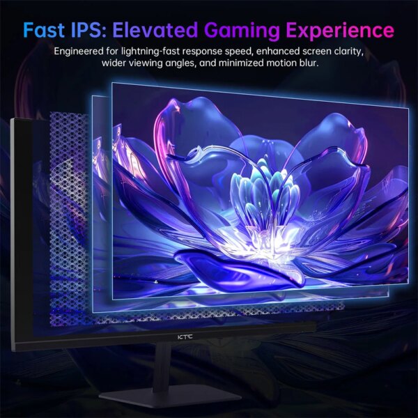 KTC H24F8 Gaming Monitor, 23.8'' 1920*1080 16:9 Fast IPS Screen, 180Hz Refresh Rate, 1ms Response Time, 1000:1 Contrast Ratio - Image 3