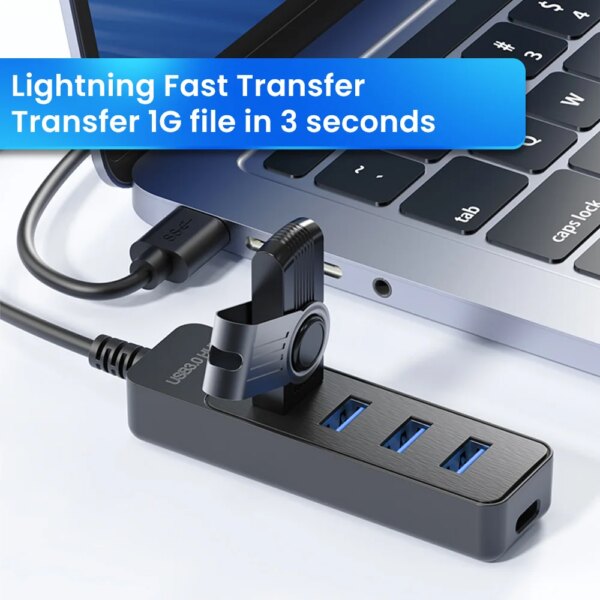 USB 3.0 Power Adapter 4 Port Multi USB Splitter Hub USB Hub 2.0 Type C HUB Multiple Expander High Speed For Computer Accessorie - Image 2