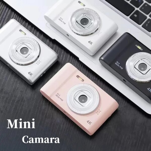 4K Digital Camera Travel Selfie Camara 50 Megapixels HD Zoom Photography 2.4inch Screen Entry-Level Kids Campus Mini Retro Cam - Image 4