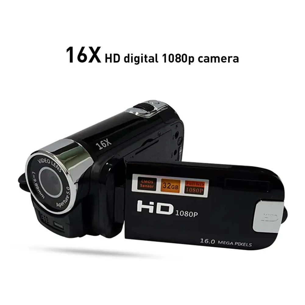 1080P Full Hd 16MP DV Camcorder Digital Video Camera 16M 16x Optical Zoom Camera for Videos Shooting Recording Camera