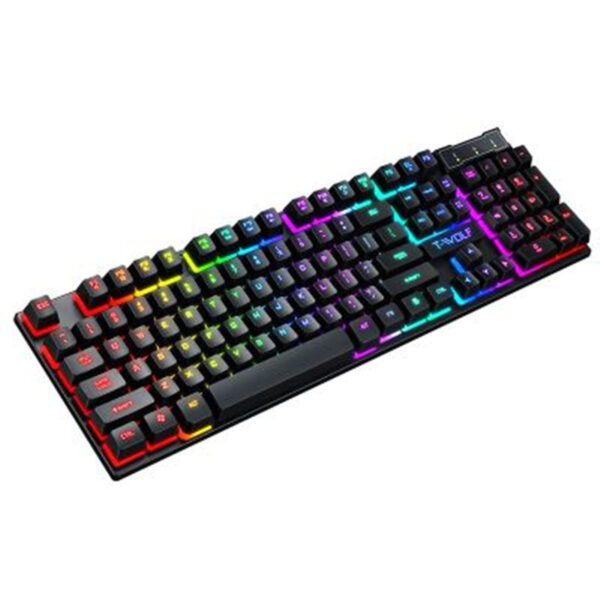 Gaming Usb Luminous Wired Keyboard Floating Manipulator - Image 7