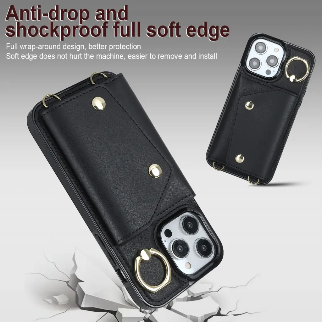 funda iphone 16 pro con tarjetero
