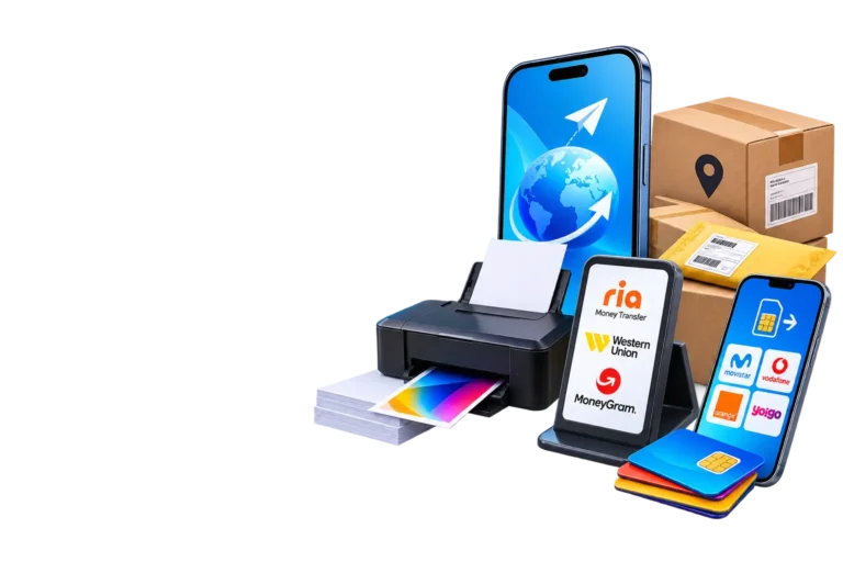 servicios de pago y envío